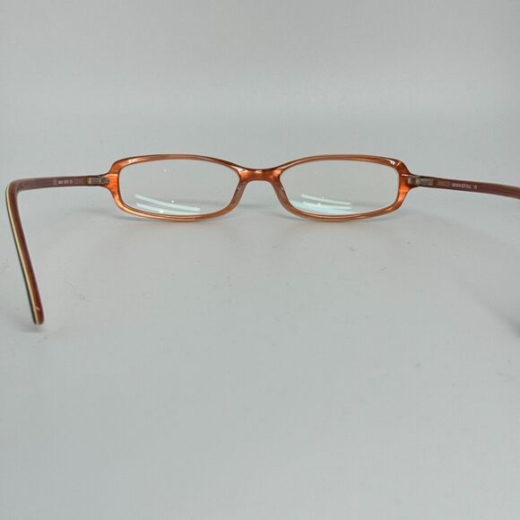 BANANA REPUBLIC “ISABEL” Eyeglasses Frame 48-16-135 Black/Orange H14532 - Picture 4 of 8